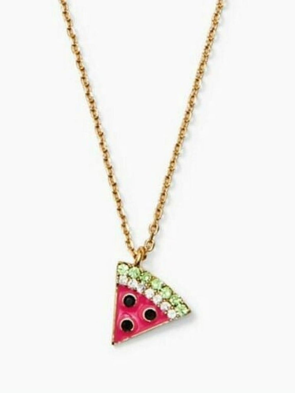 🆕️ Kate Spade Retired Picnic Perfect Watermelon Mini Pendant Necklace